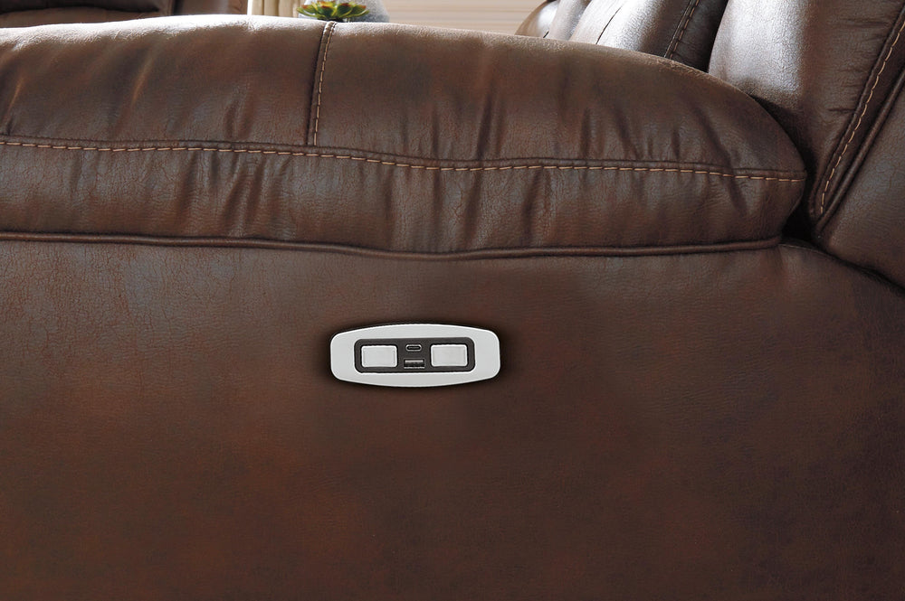Stoneland Power Recliner - Dark Brown (7)