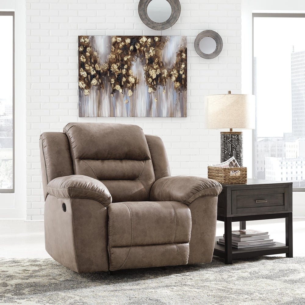 Stoneland Recliner - Light Brown (2)