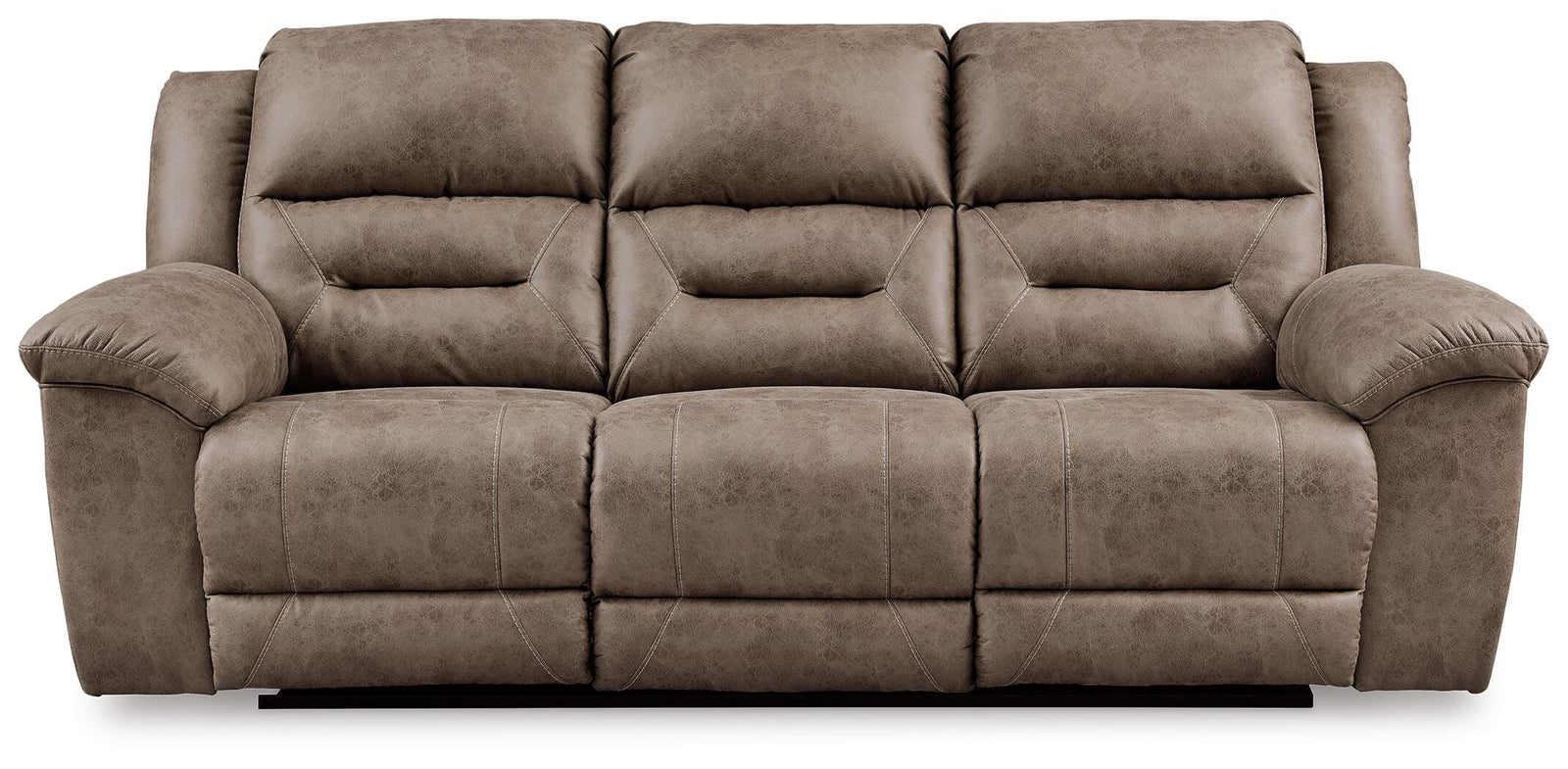 Stoneland Reclining Sofa - Light Brown (1)