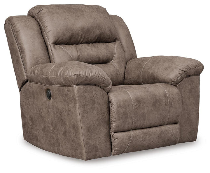 Stoneland Power Recliner - Light Brown (1)