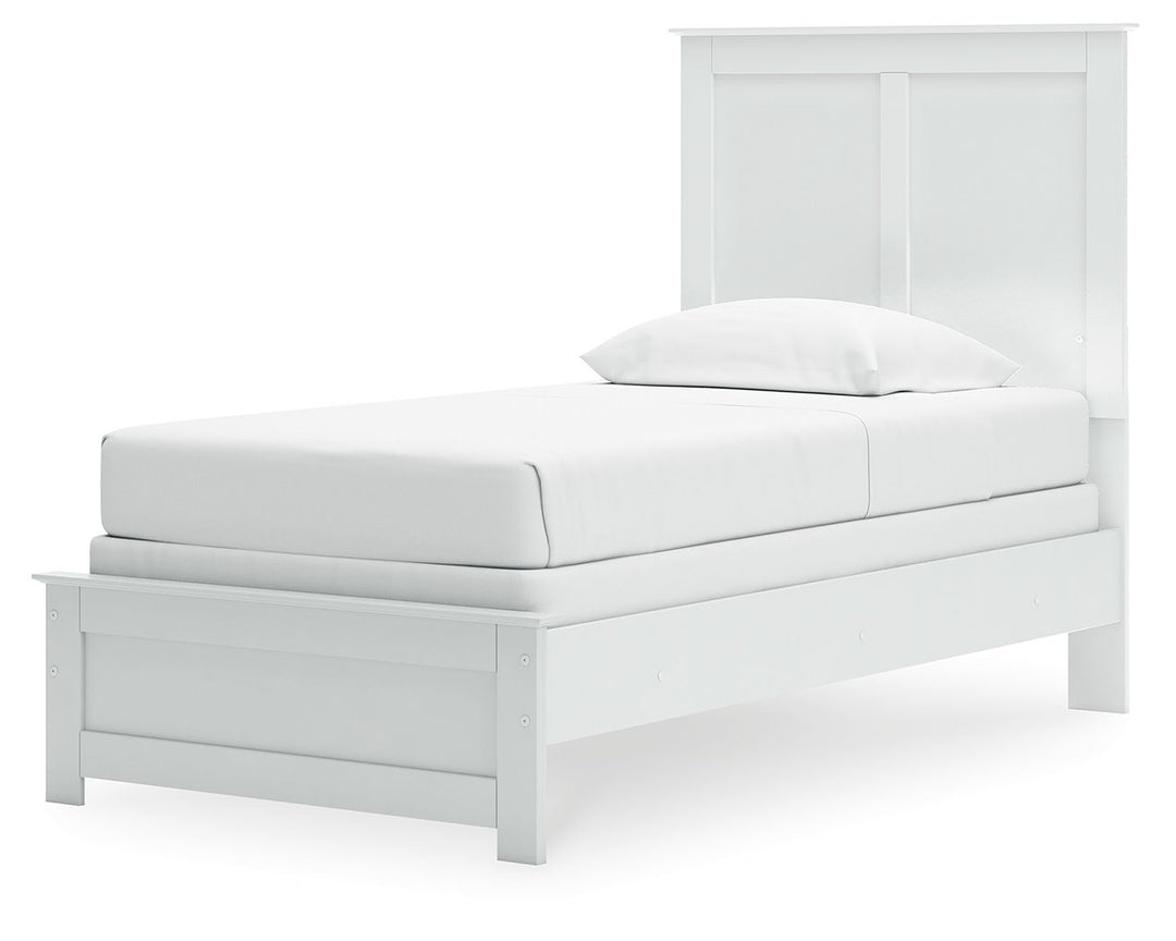 Bostwick Shoals - Twin Panel Bed With Framed Footboard - White by Ashley Furniture product image