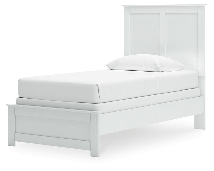 Bostwick Shoals - Twin Panel Bed With Framed Footboard - White by Ashley Furniture product image