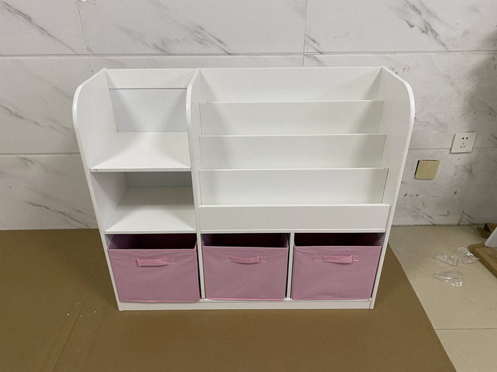 kids-bookcase-and-bookshelf-multifunctional-bookcase-white-pink