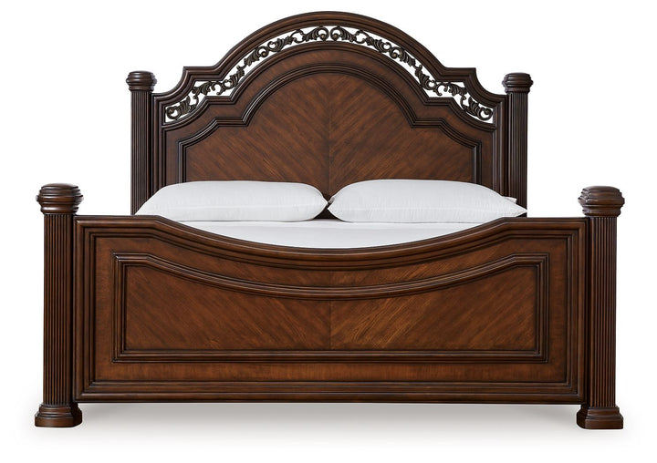 Lavinton - California King Poster Bed - Brown by Ashley Furniture product image