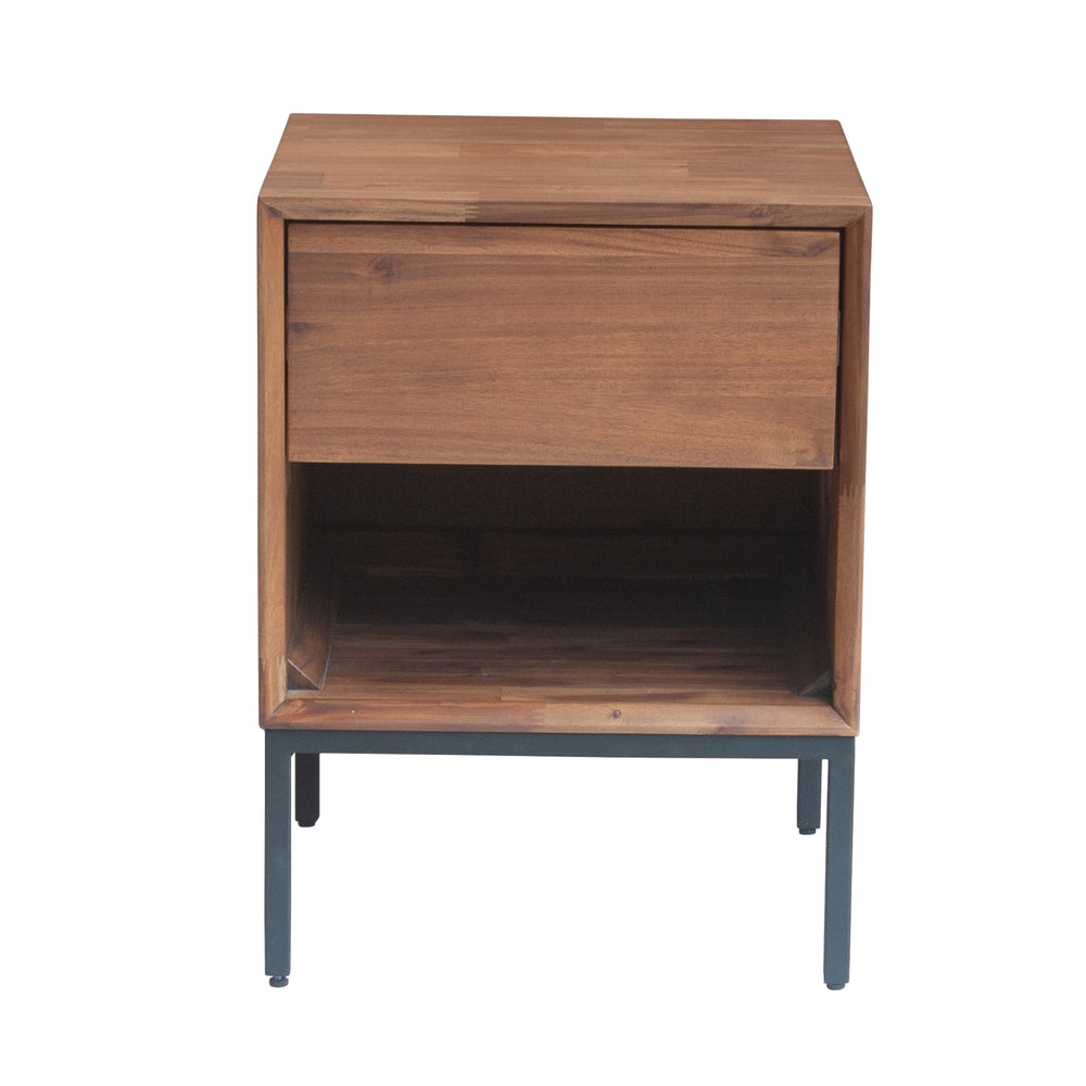 Hathaway Nightstand/Side Table - Newton Brown - view 4