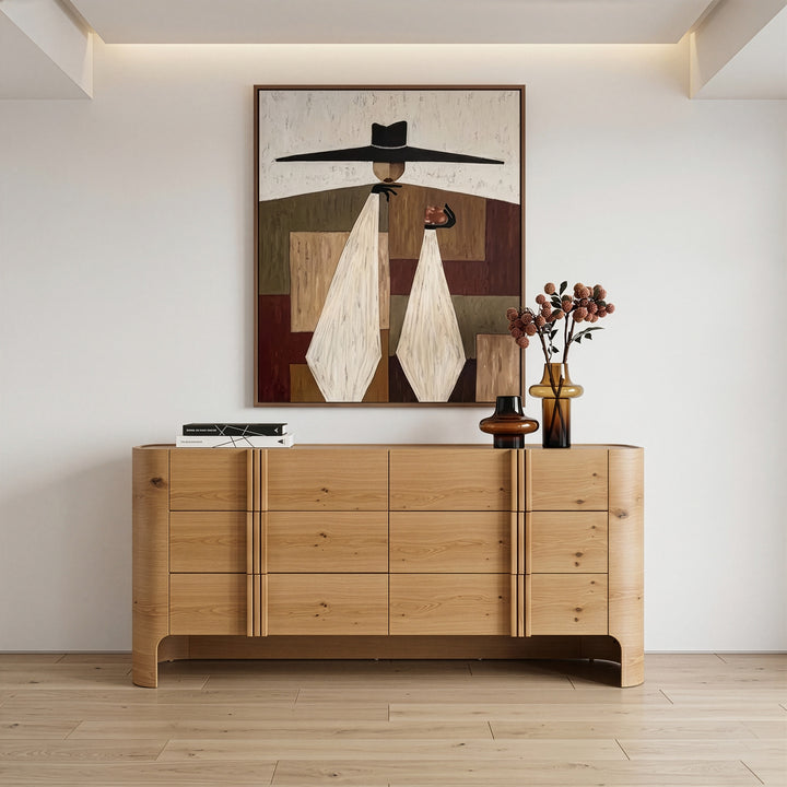 Newhart - Modern Natural Oak Dresser