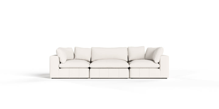 Vicki - Modern Off-White Fabric Modular Sectional
