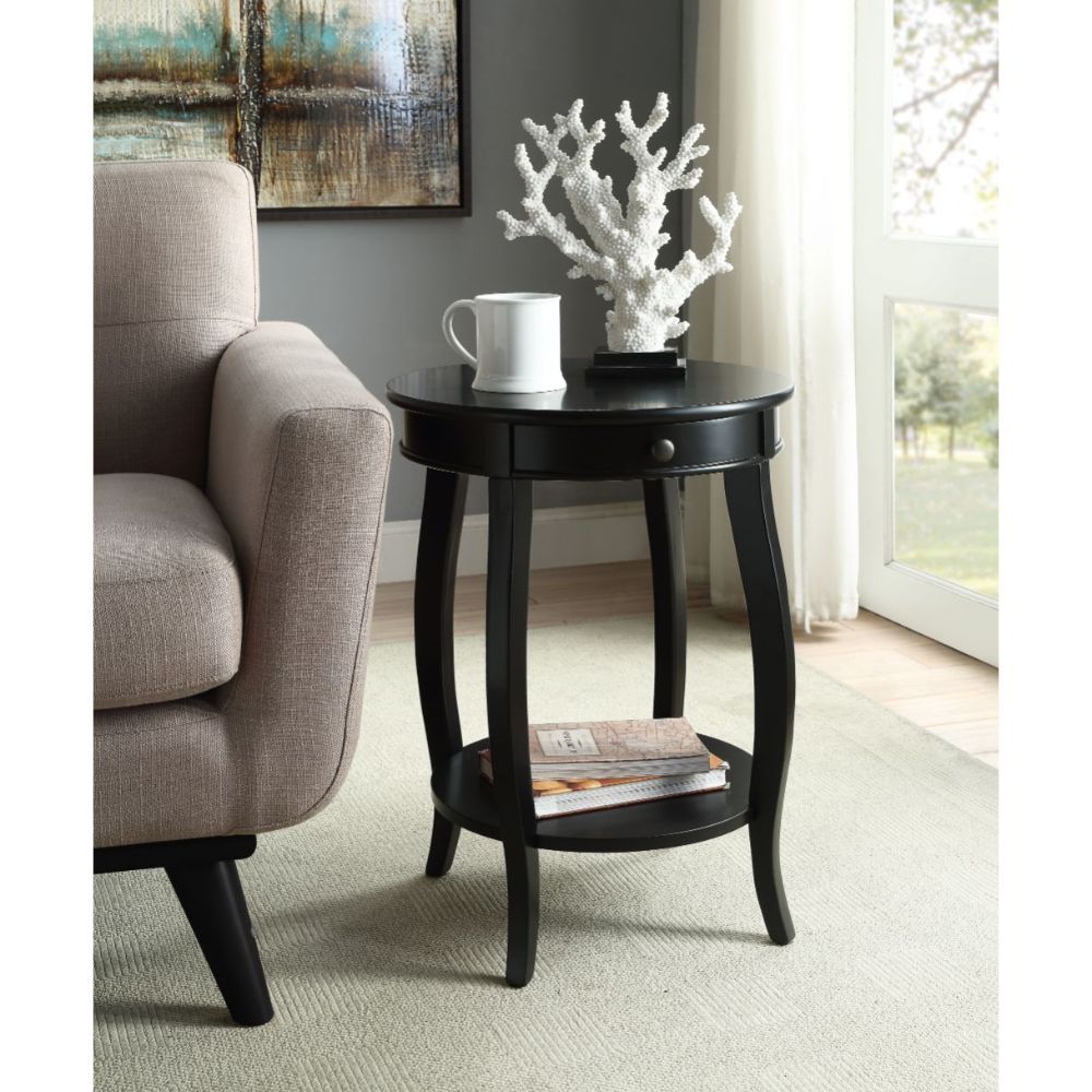 Alysa - Accent Table - Black