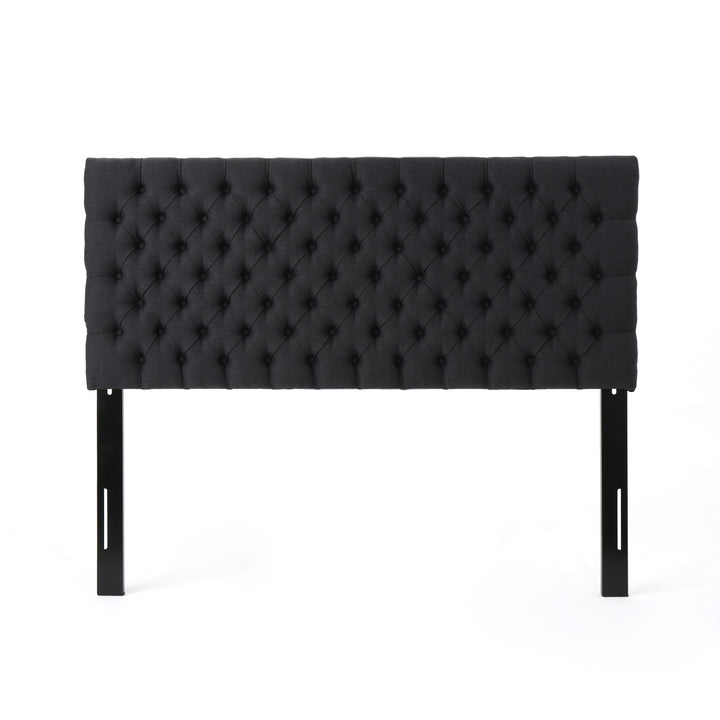 Annecy Full/Queen Upholstered Headboard – Charcoal