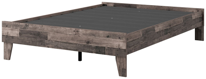 Neilsville - Full Platform Bed - Multi Gray