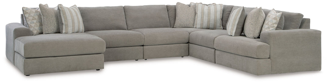 Avaliyah - 6-Piece Sectional With Laf Corner Chaise - Ash by Ashley Furniture product image