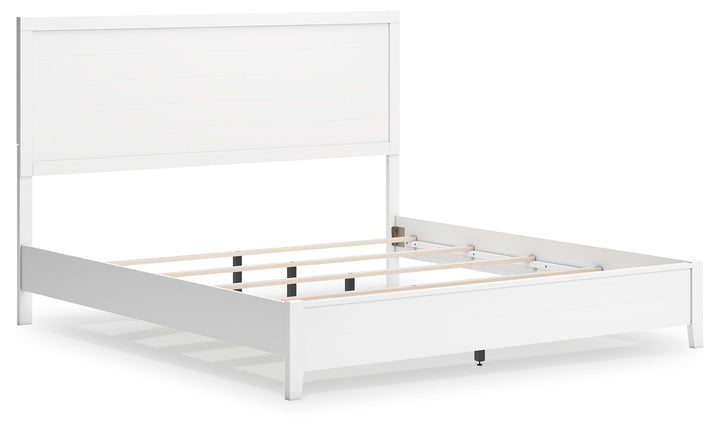 Binterglen - King Panel Bed - White by Ashley Furniture product image