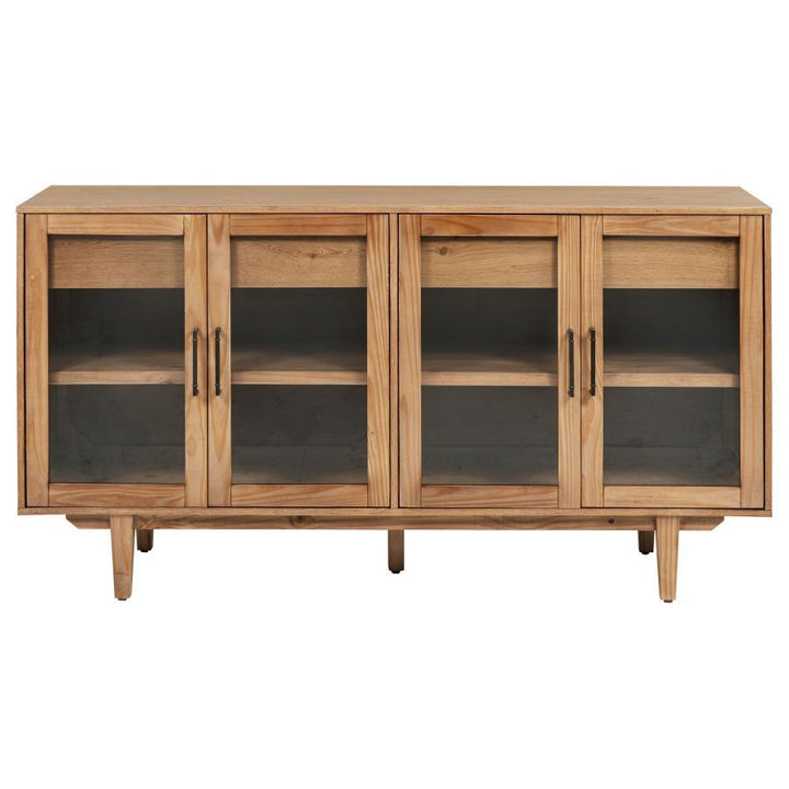 Middleton - 4-Door Sideboard Server With Dual Drawers - Natural