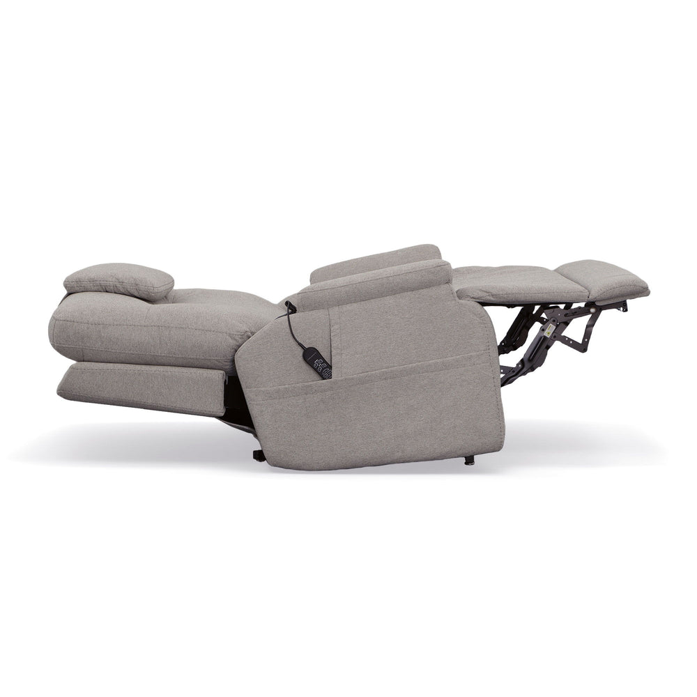 Zecliner Model 1 Fabric Power Sleep Recliner with Power Headrest & Lumbar in Dove