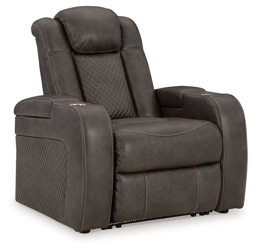 Fyne-Dyme - Power Recliner/Adj Headrest - Shadow