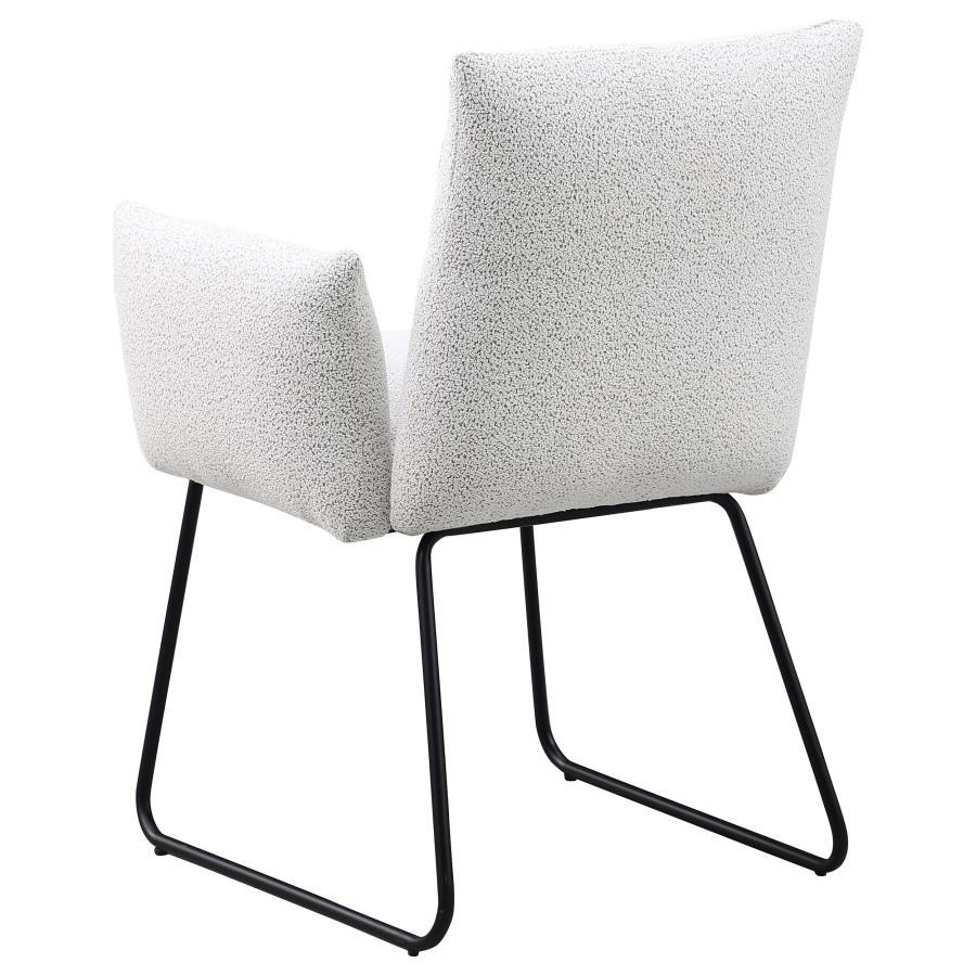 Ackland - Upholstered Dining Side Chair  - Light Gray