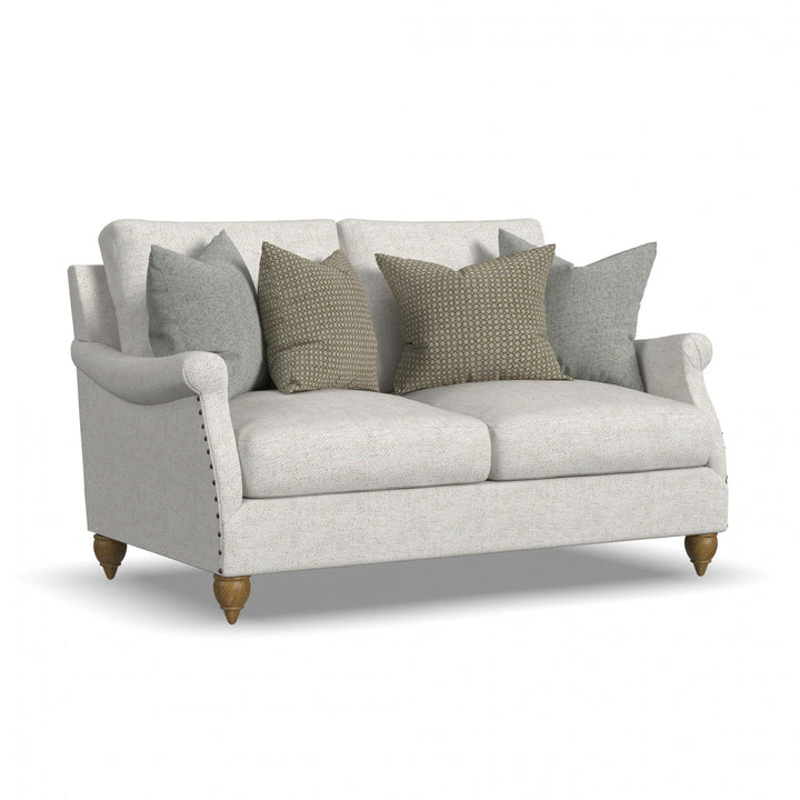 Veda  60" Loveseat  White