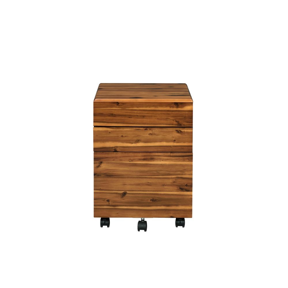 Jurgen - File Cabinet - Oak & Black