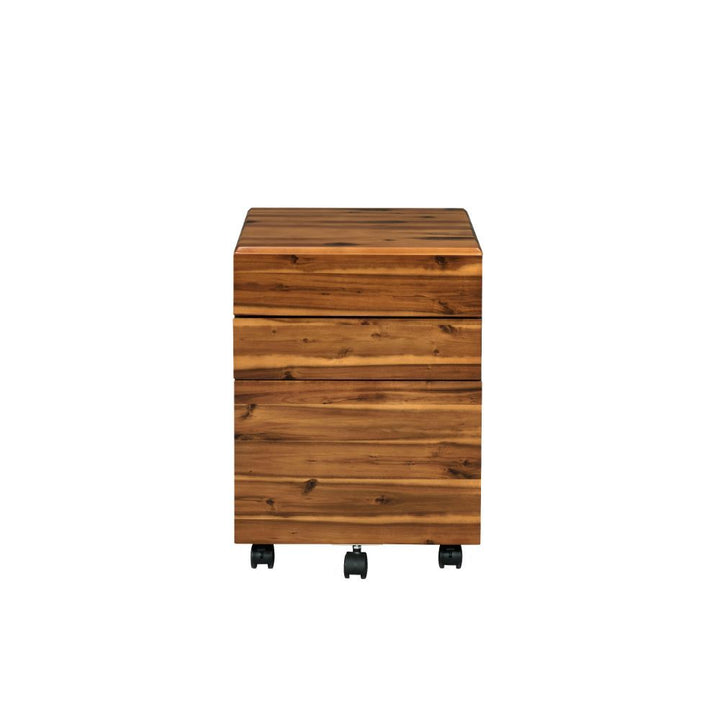Jurgen - File Cabinet - Oak & Black