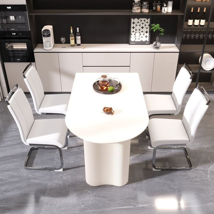 medieval-modern-cream-white-dining-table-set-5-piece