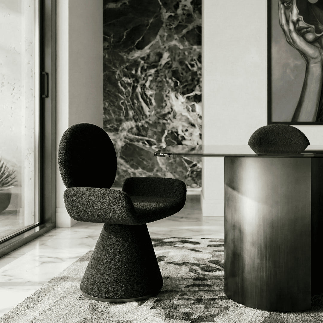 Neptune - Contemporary Fabric Dining Chair