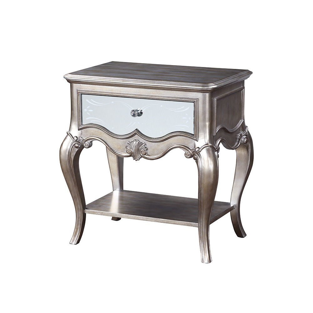 Esteban - 30" Nightstand - Antique Champagne