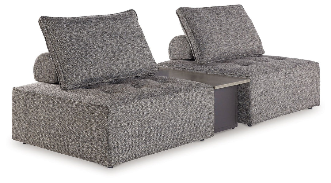 Bree Zee - 3-Piece Outdoor Sectional - Brown by Ashley Furniture product image