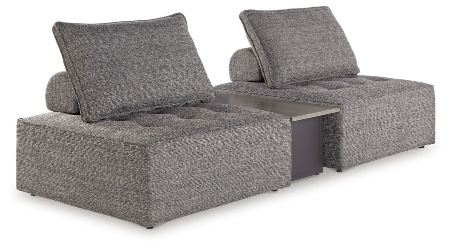 Bree Zee - 3-Piece Outdoor Sectional - Brown by Ashley Furniture product image