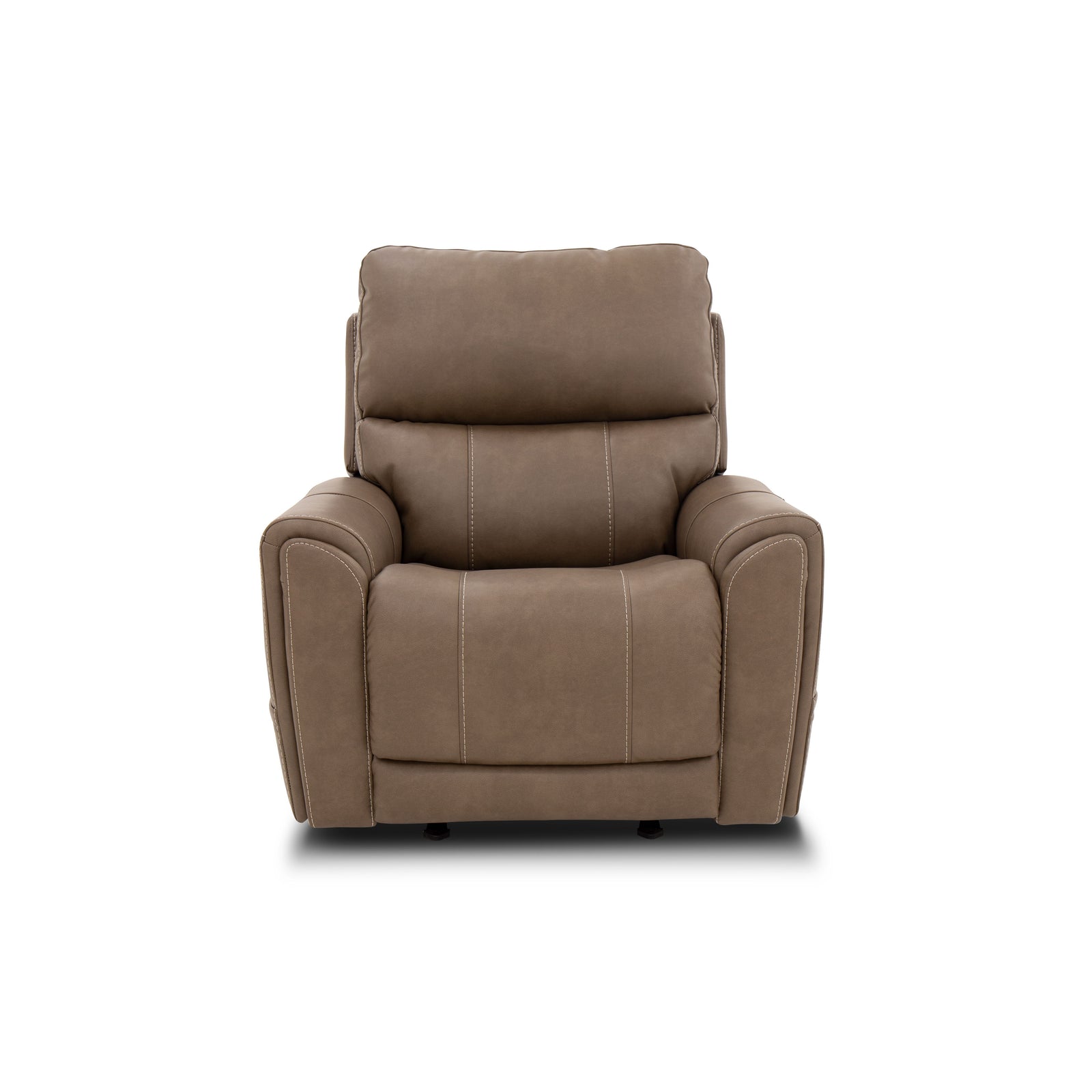 Carter  Power Rocking Recliner With Power Headrest, Lumbar, Heat & Massage  Cappuccino