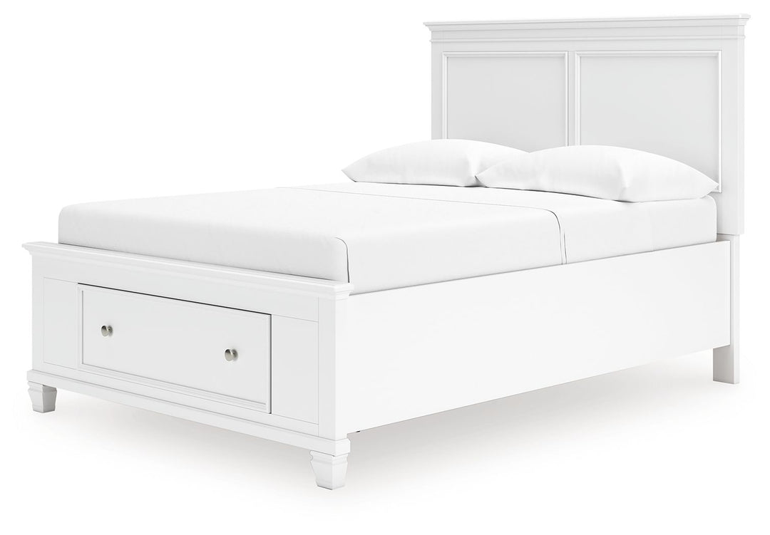 Fortman - Full Panel Storage Bed - White by Ashley Furniture product image