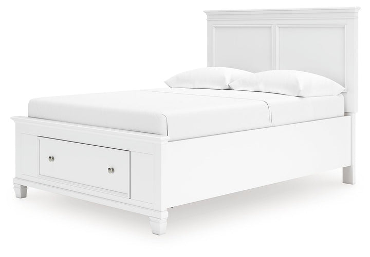 Fortman - Full Panel Storage Bed - White by Ashley Furniture product image
