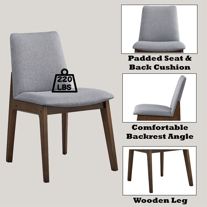 Kaela - Side Chair Set of 2) - Walnut