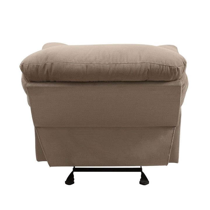 Arcadia - Motion Recliner - Light Brown Microfiber