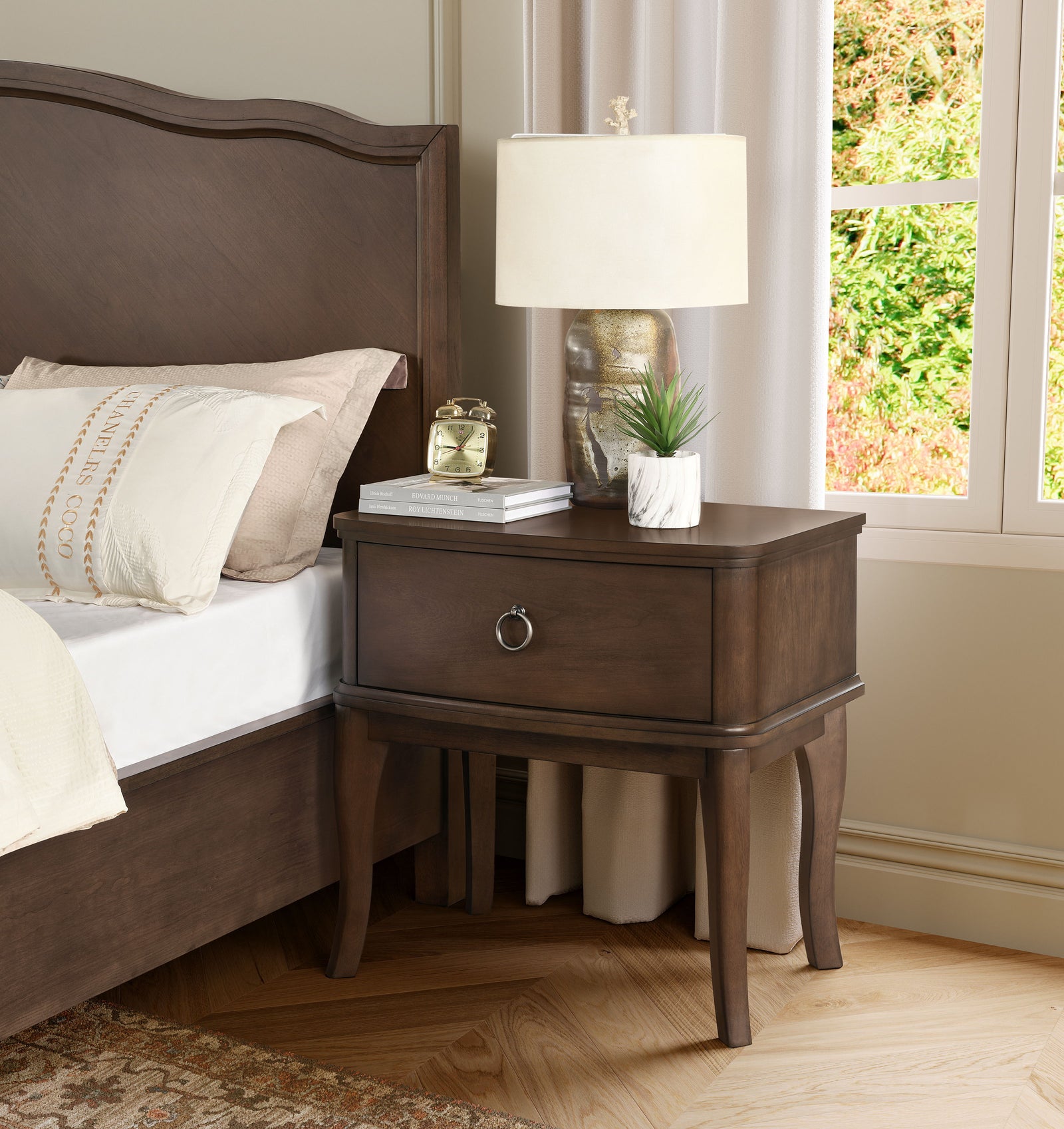 Bellevue Nightstand Whiskey Brown