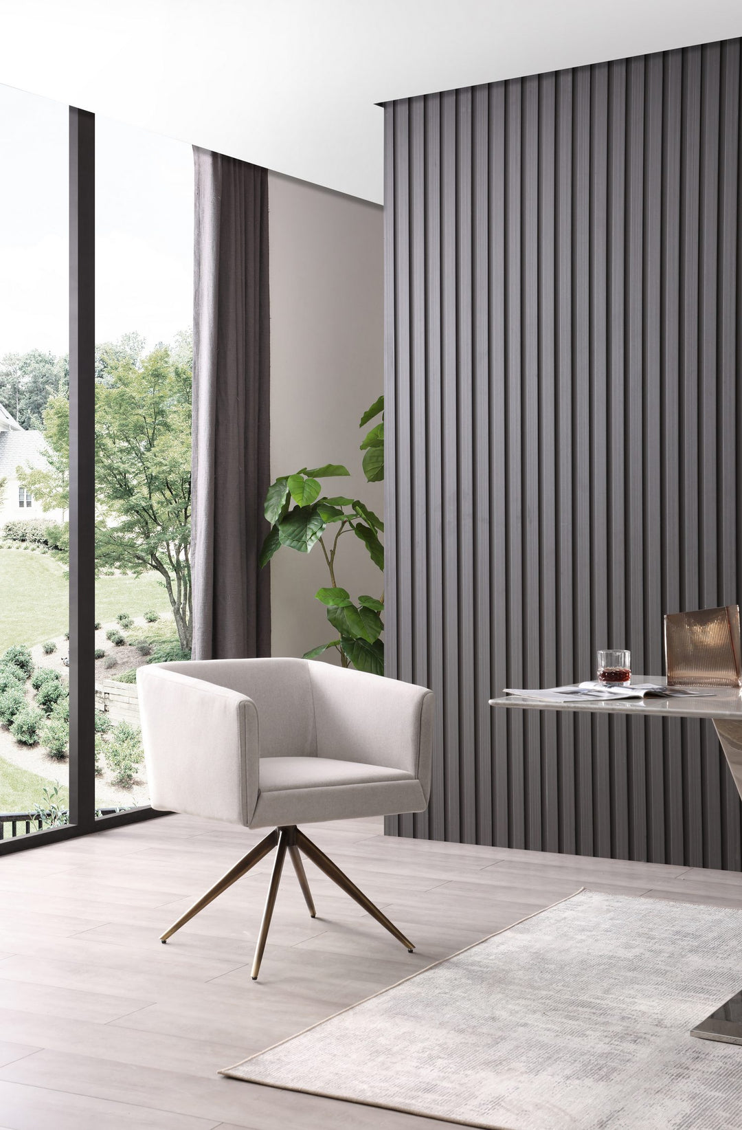 Riaglow - Contemporary Fabric Dining Chair