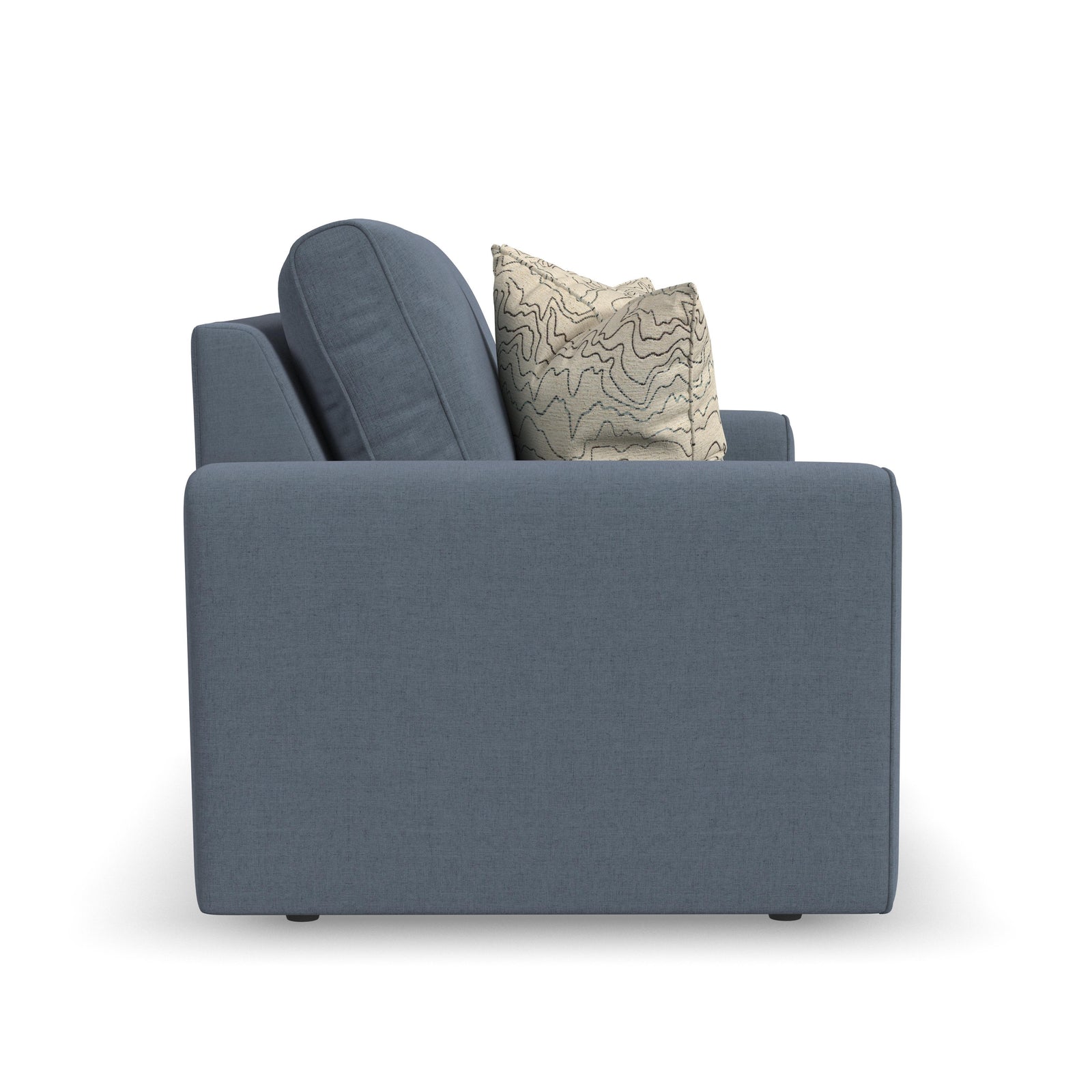 flexsteel-5630-20-dawson-stationary-loveseat-blue