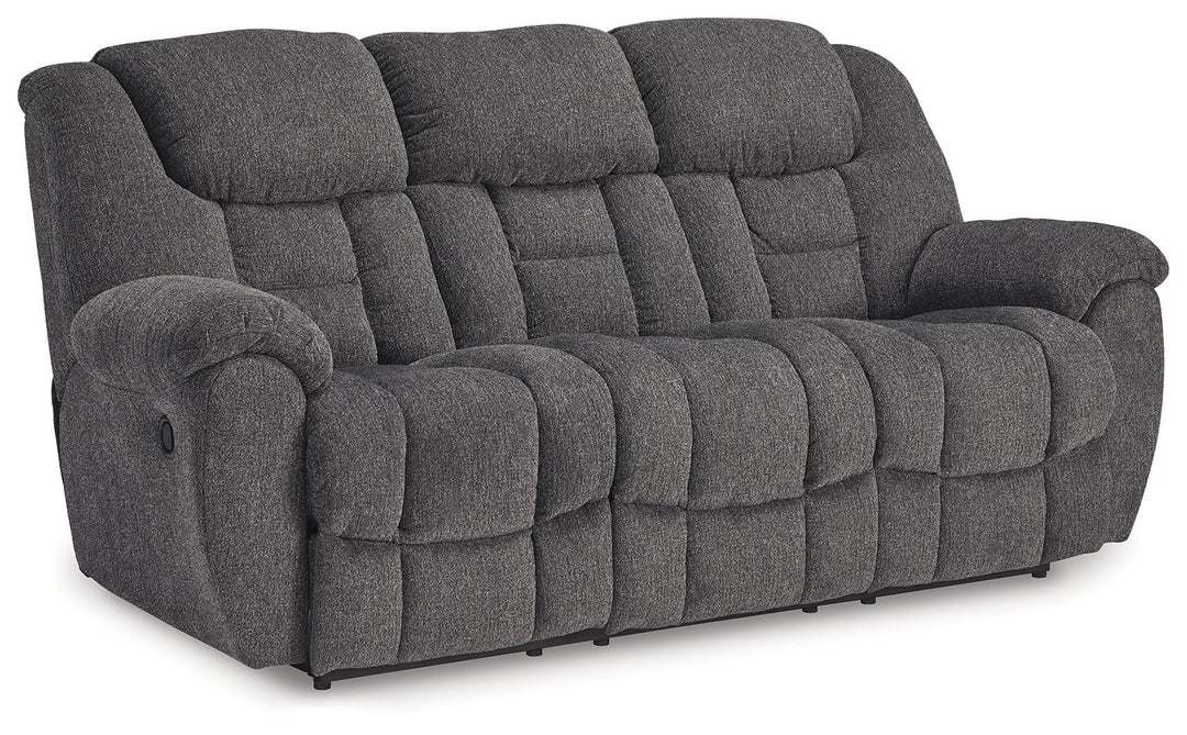 Foreside - Reclining Sofa - Charcoal