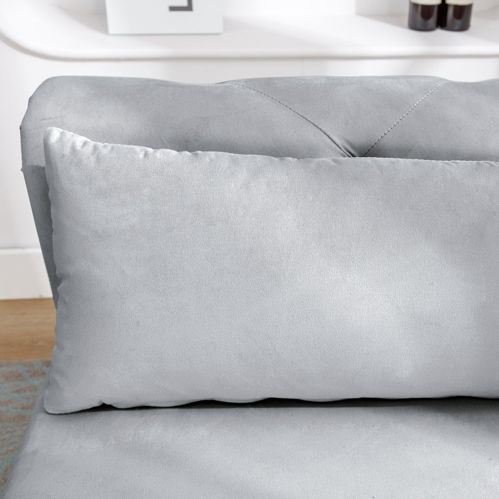 grey-velvet-lounge-chaise-with-storage-pillow-modern-upholstered-rolled-arm