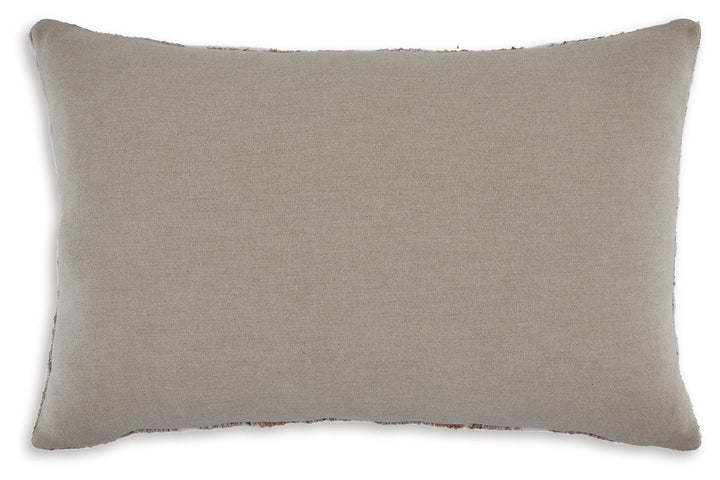 Benish - Pillow - Tan / Brown / White