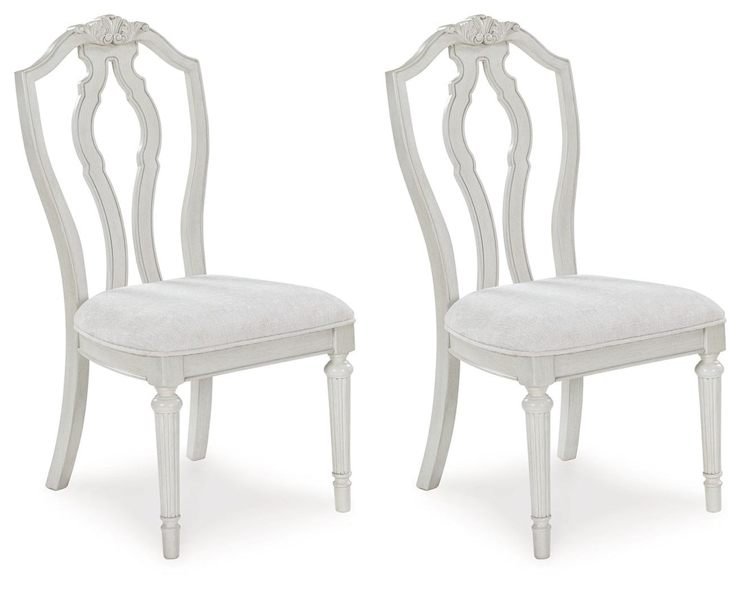 Montelaine - Dining Upholstered Side Chair (Set of 2) - Antique White