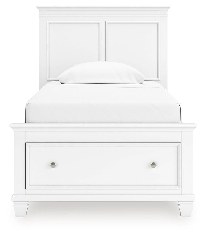 Fortman - Twin Panel Storage Bed - White by Ashley Furniture product image
