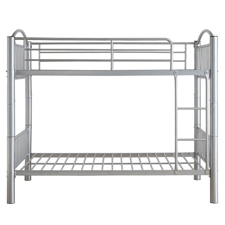 Cayelynn - Twin Over Twin Bunk Bed - Silver