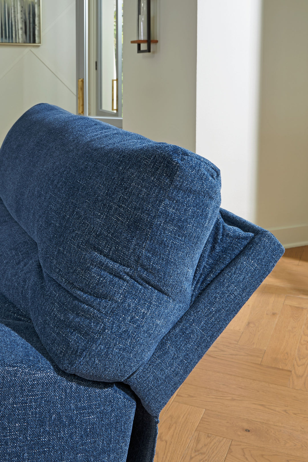 Acklen Place - 6-Piece Power Reclining Sectional With Laf Power Reclining Back Chaise - Navy by Ashley Furniture product image