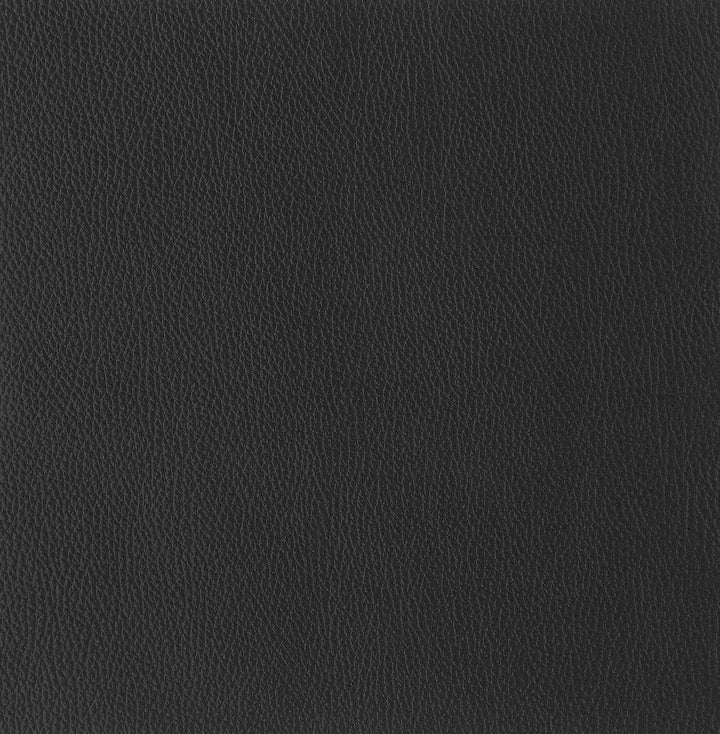 DivanItalia 9762 Top Grain Italian Leather Power Reclining Chair with Adjustable Headrests - Black