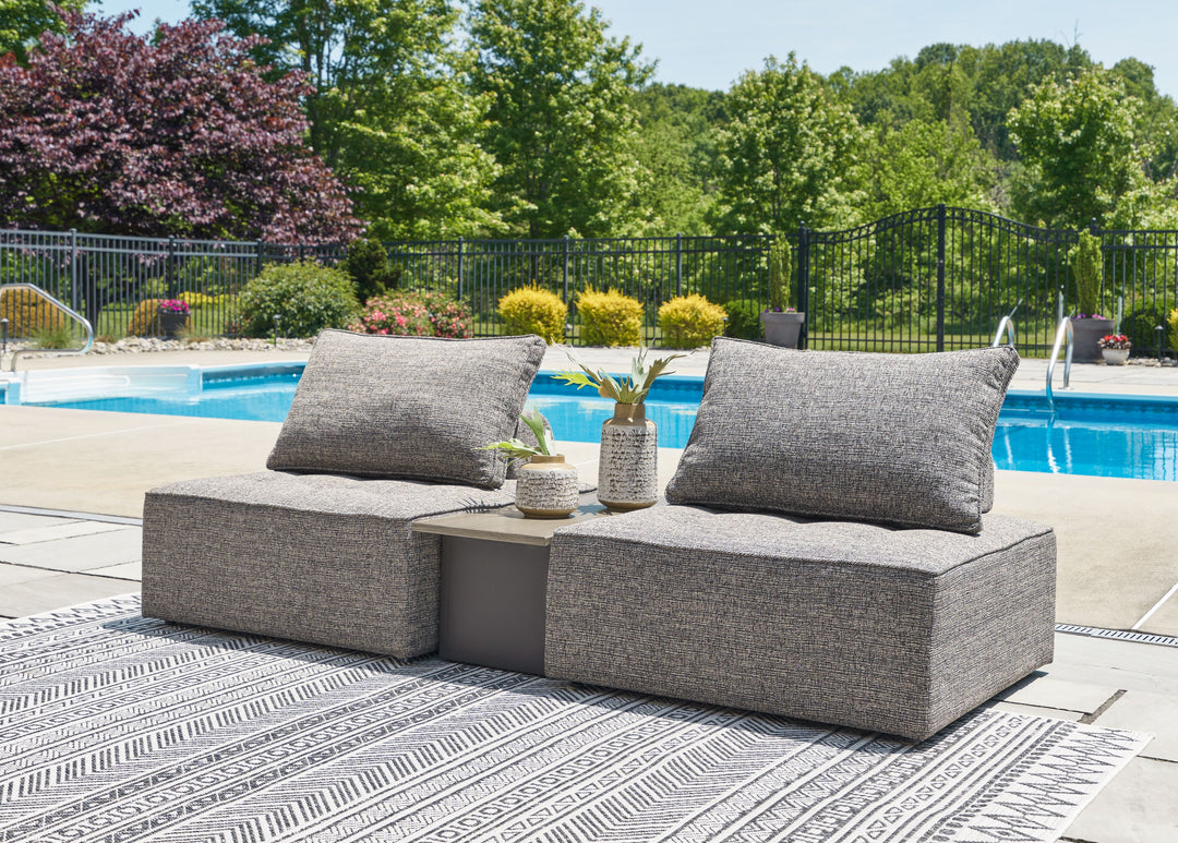 Bree Zee - 3-Piece Outdoor Sectional - Brown by Ashley Furniture product image