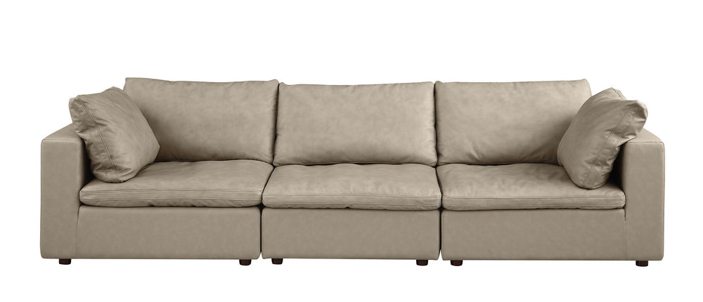 DivanItalia 1100 Modular Sofa – Top-Grain Italian Leather - Beige