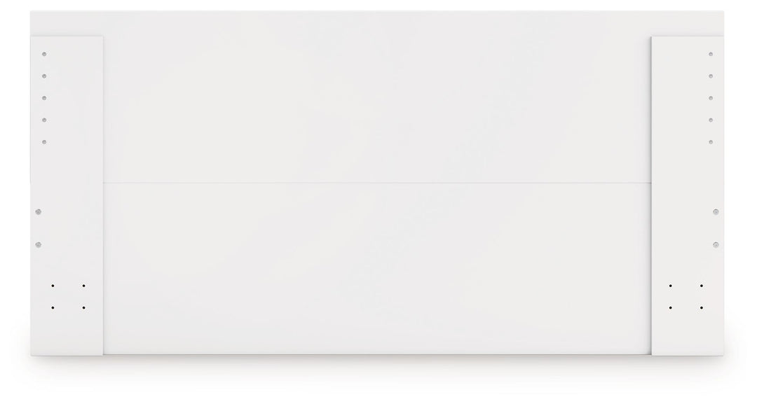 Onita - King Panel Platform Bed - White by Ashley Furniture product image