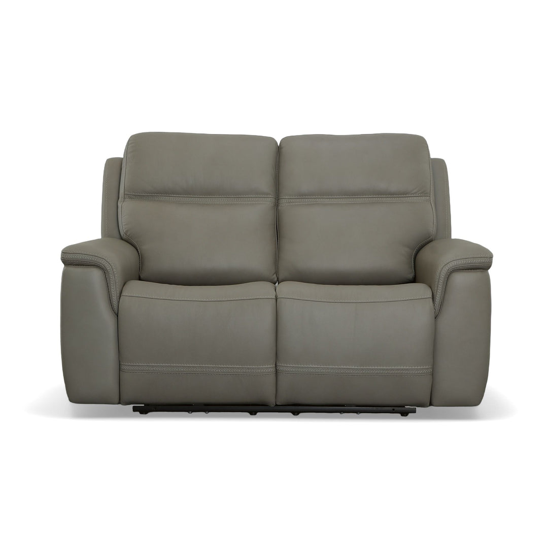 Sawyer  Power Reclining Loveseat With Power Headrests, Lumbar  Gray