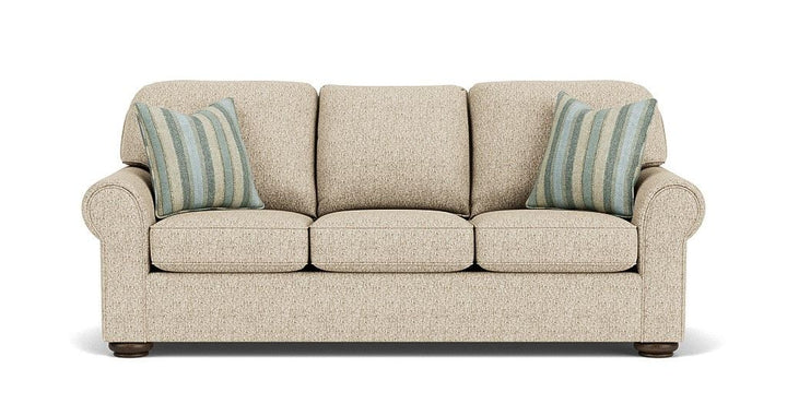 Flexsteel 5538-31 Preston  Fabric Sofa  Beige