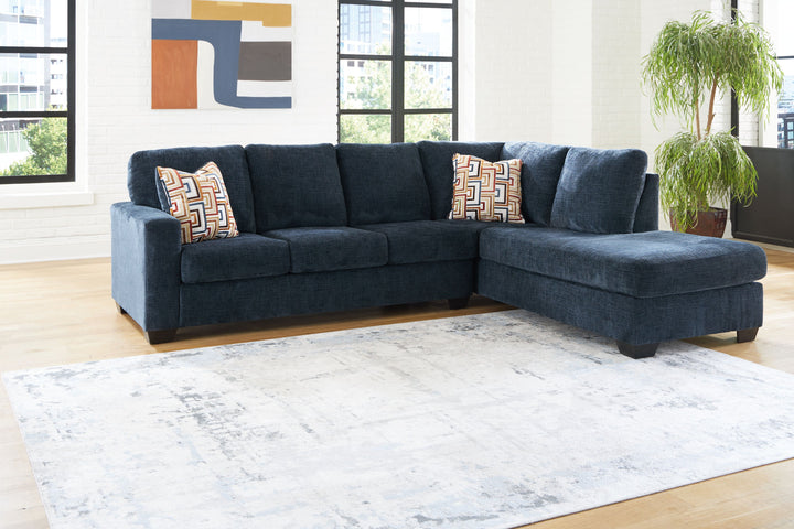 Aviemore - 2-Piece Sectional With Raf Corner Chaise - Ink by Ashley Furniture product image